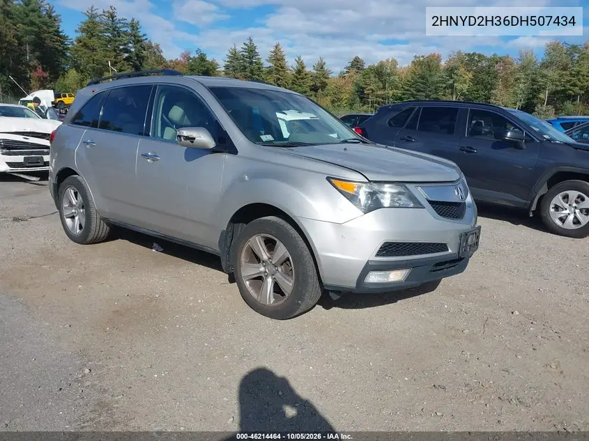 ACURA MDX 2013, VIN 2HNYD2H36DH507434