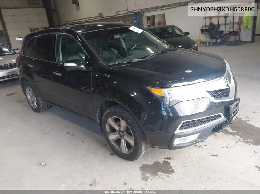 ACURA MDX 2013, VIN 2HNYD2H3XDH508800