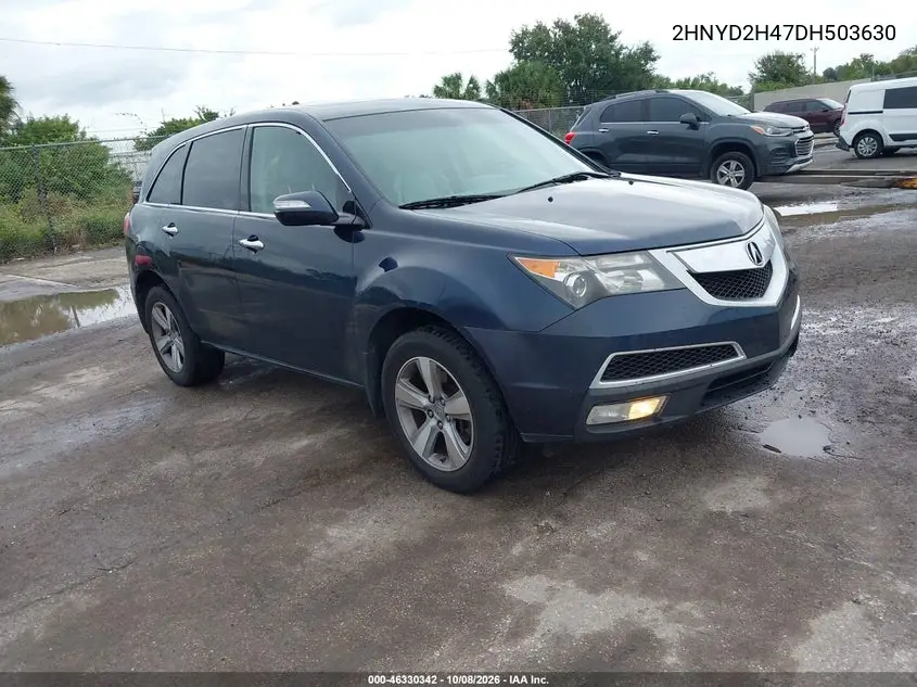 ACURA MDX 2013, VIN 2HNYD2H47DH503630