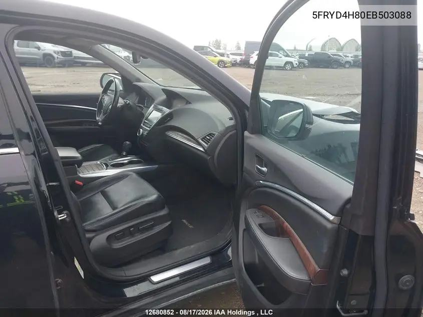 2014 ACURA MDX VIN 5FRYD4H80EB503088 — фото 5