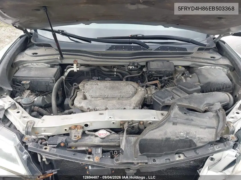 2014 ACURA MDX VIN 5FRYD4H86EB503368 — фото 10