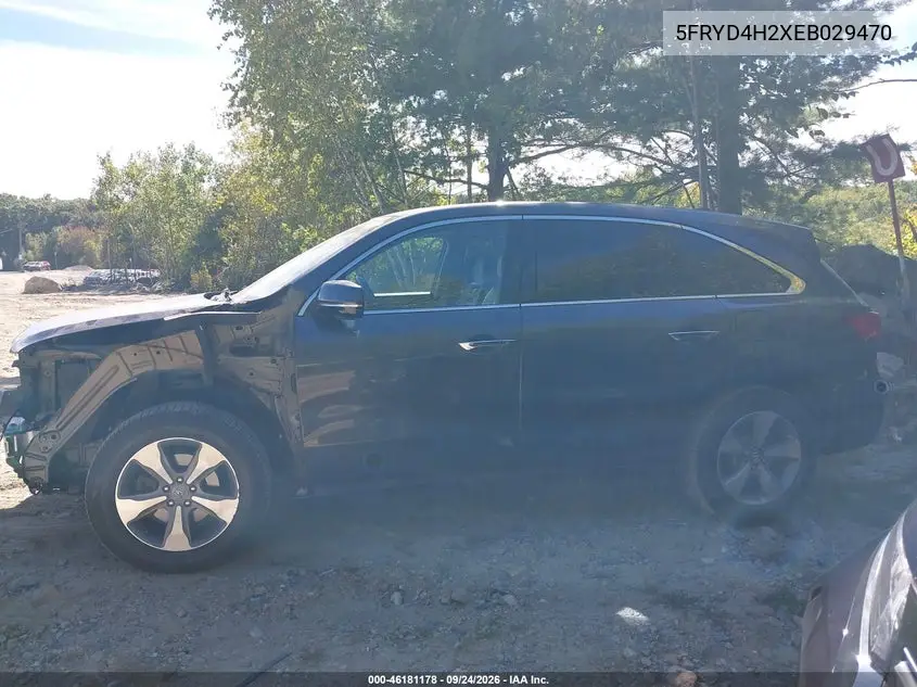 2014 ACURA MDX VIN 5FRYD4H2XEB029470 — фото 15