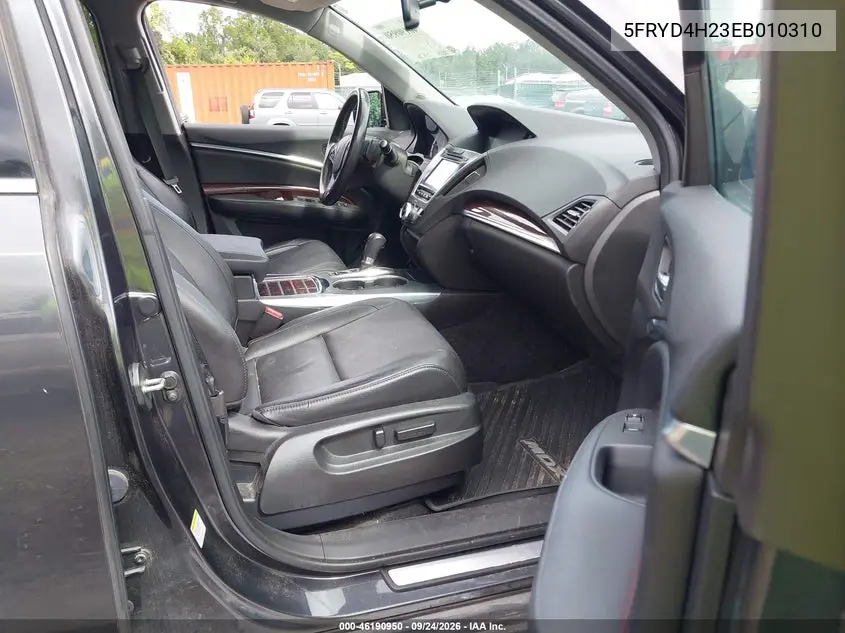 2014 ACURA MDX VIN 5FRYD4H23EB010310 — фото 5