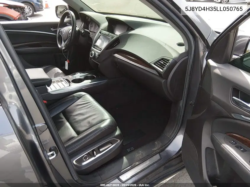 2020 ACURA MDX VIN 5J8YD4H35LL050765 — фото 5