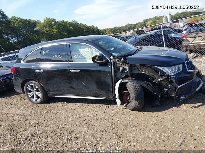 2020 ACURA MDX VIN 5J8YD4H39LL050252 — фото 12