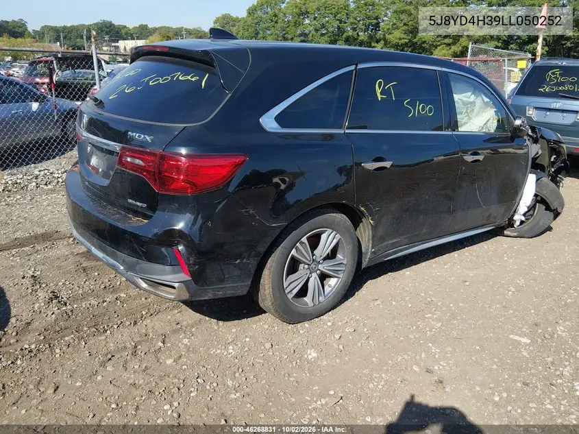 2020 ACURA MDX VIN 5J8YD4H39LL050252 — фото 4