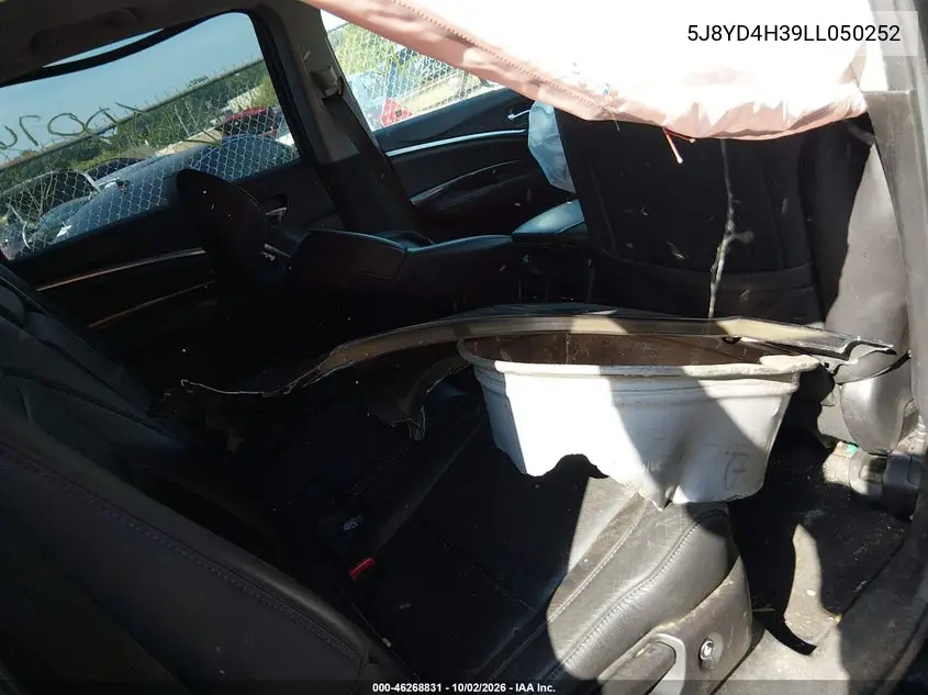 2020 ACURA MDX VIN 5J8YD4H39LL050252 — фото 8