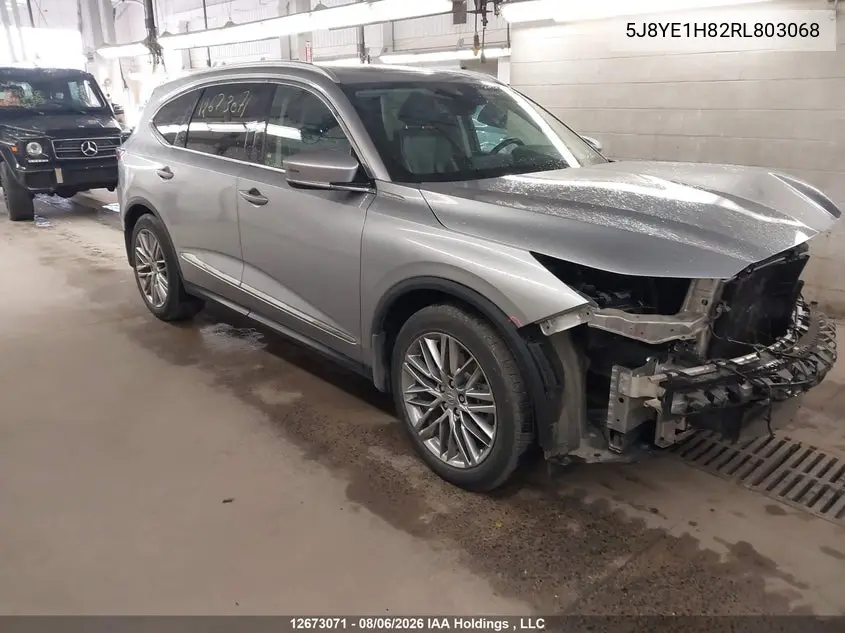 ACURA MDX 2024, VIN 5J8YE1H82RL803068