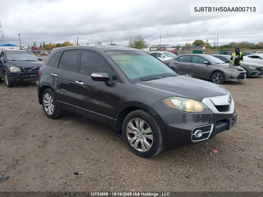 ACURA RDX 2010, VIN 5J8TB1H50AA800713