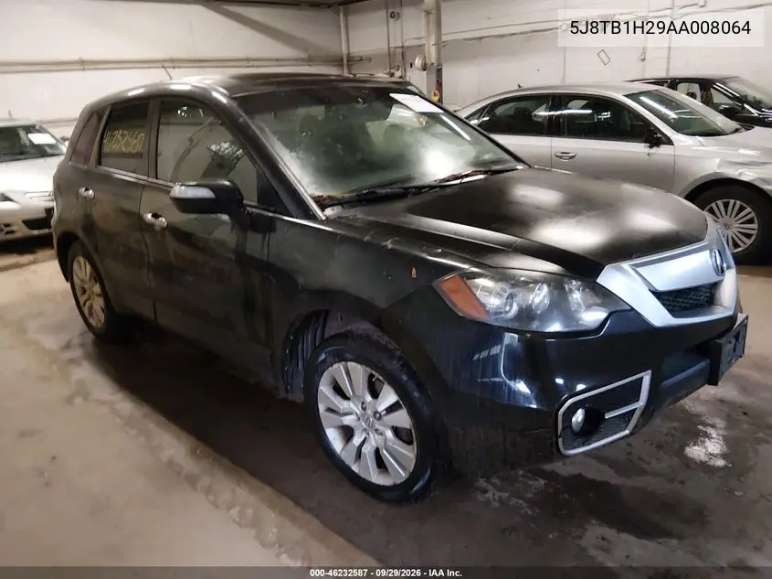 ACURA RDX 2010, VIN 5J8TB1H29AA008064