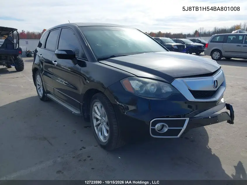 ACURA RDX 2011, VIN 5J8TB1H54BA801008