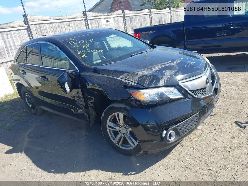 ACURA RDX 2013, VIN 5J8TB4H55DL801088