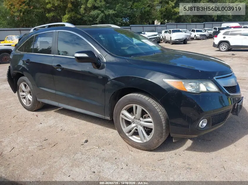 ACURA RDX 2013, VIN 5J8TB3H56DL003919