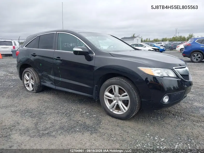 ACURA RDX 2014, VIN 5J8TB4H55EL805563