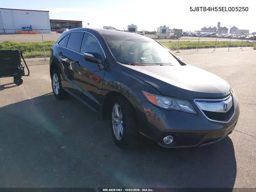 ACURA RDX 2014, VIN 5J8TB4H55EL005250