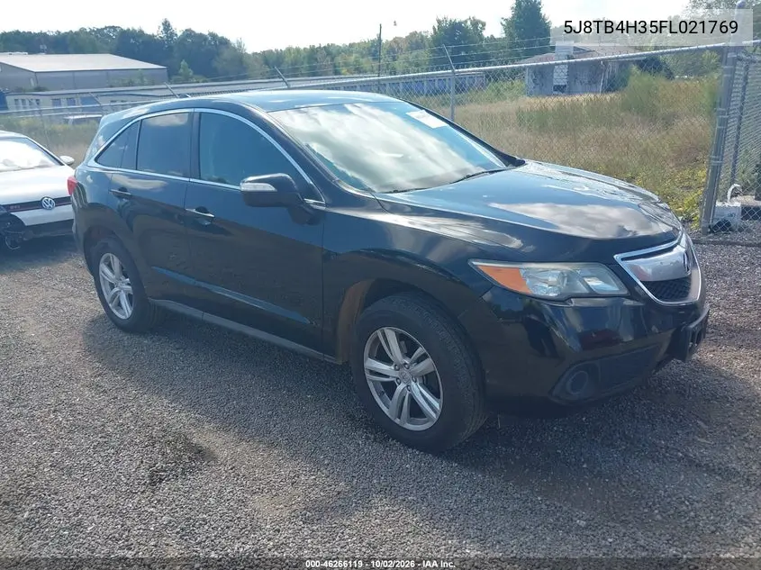 ACURA RDX 2015, VIN 5J8TB4H35FL021769