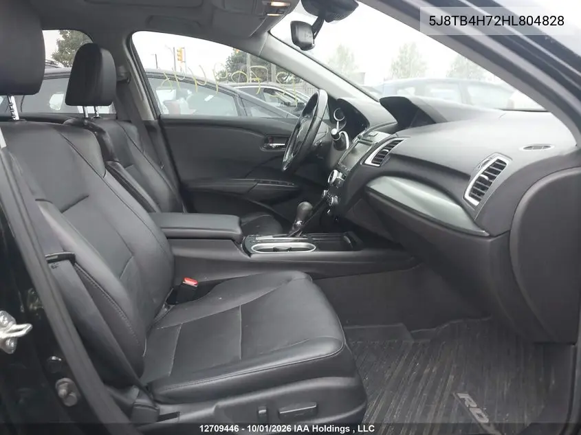 ACURA RDX 2017, VIN 5J8TB4H72HL804828
