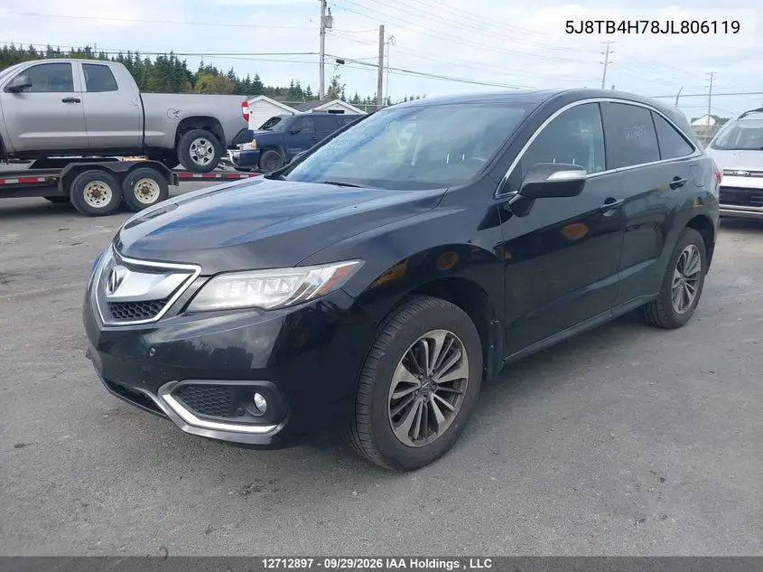 ACURA RDX 2018, VIN 5J8TB4H78JL806119