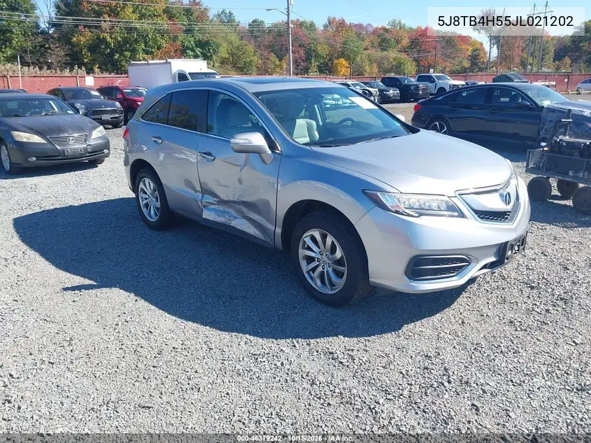 ACURA RDX 2018, VIN 5J8TB4H55JL021202