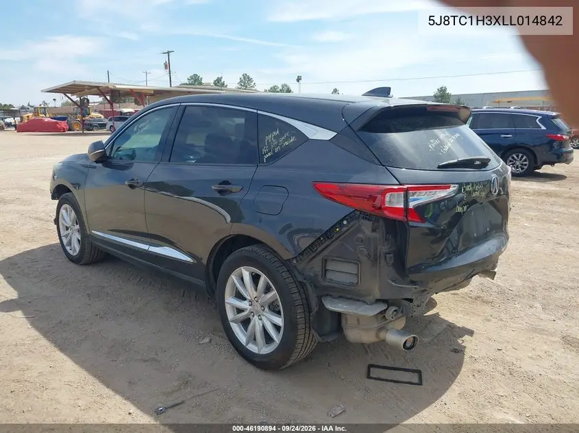 2020 ACURA RDX VIN 5J8TC1H3XLL014842 — фото 3