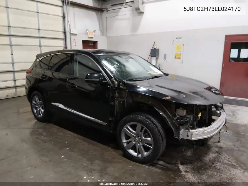 ACURA RDX 2020, VIN 5J8TC2H73LL024170
