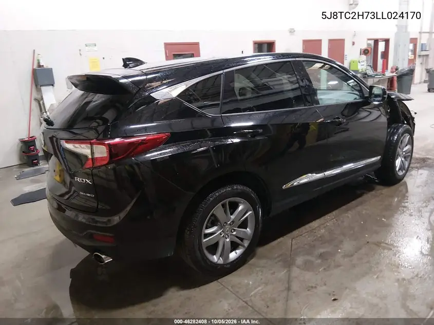 2020 ACURA RDX VIN 5J8TC2H73LL024170 — фото 4