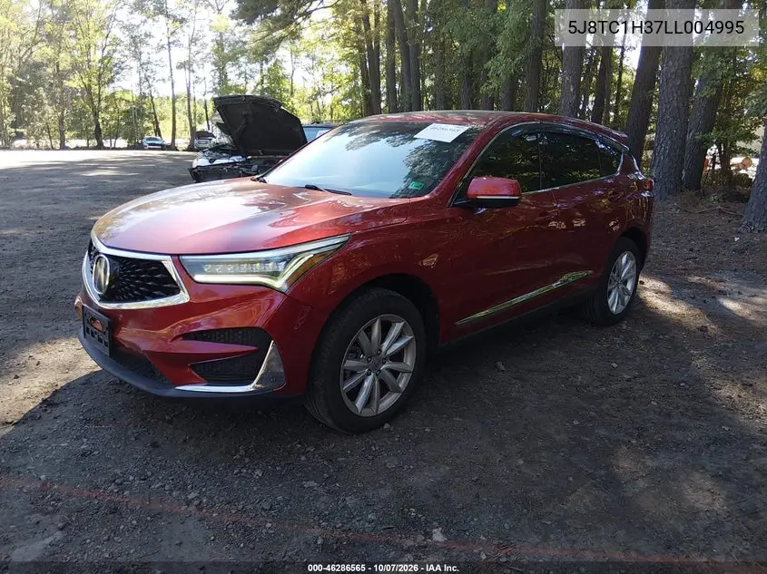 2020 ACURA RDX VIN 5J8TC1H37LL004995 — фото 2