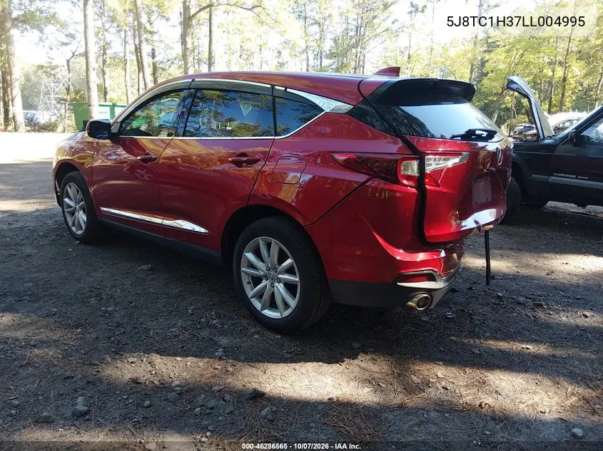 2020 ACURA RDX VIN 5J8TC1H37LL004995 — фото 3