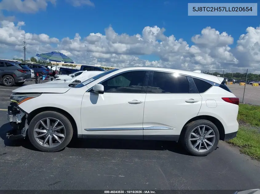 2020 ACURA RDX VIN 5J8TC2H57LL020654 — фото 15