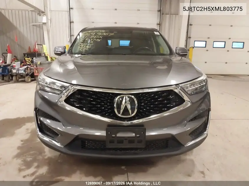 2021 ACURA RDX VIN 5J8TC2H5XML803775 — фото 12