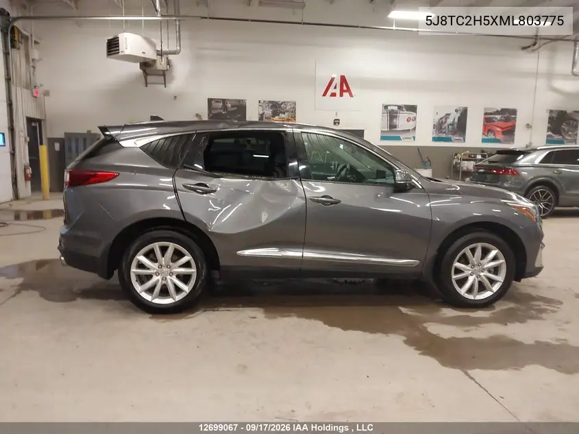 2021 ACURA RDX VIN 5J8TC2H5XML803775 — фото 13