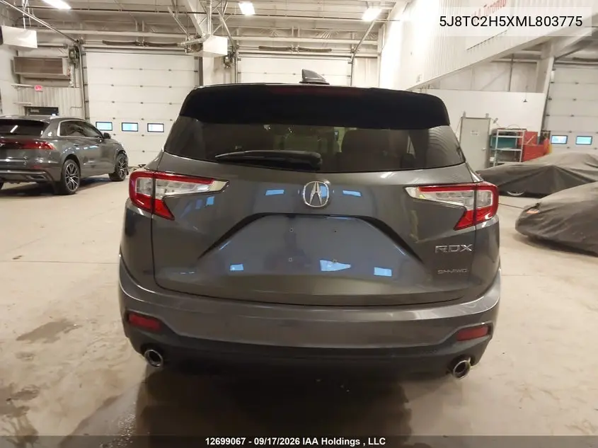 2021 ACURA RDX VIN 5J8TC2H5XML803775 — фото 16