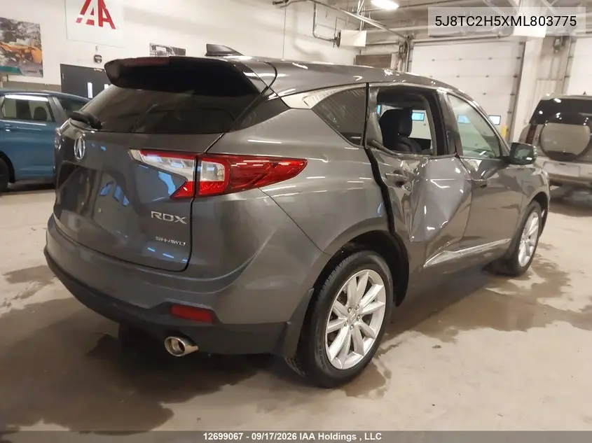2021 ACURA RDX VIN 5J8TC2H5XML803775 — фото 4