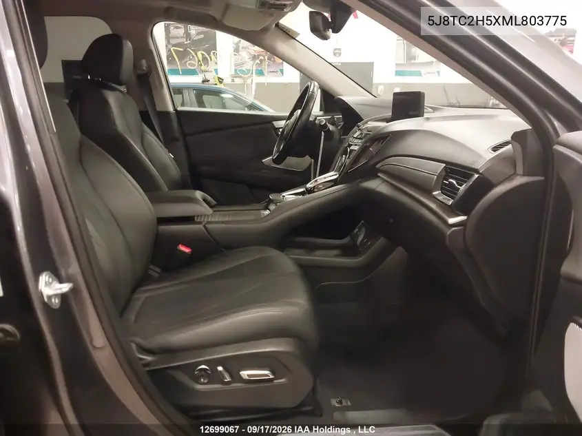 2021 ACURA RDX VIN 5J8TC2H5XML803775 — фото 5