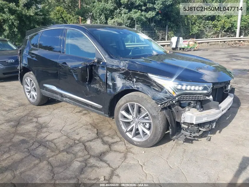 ACURA RDX 2021, VIN 5J8TC2H50ML047714