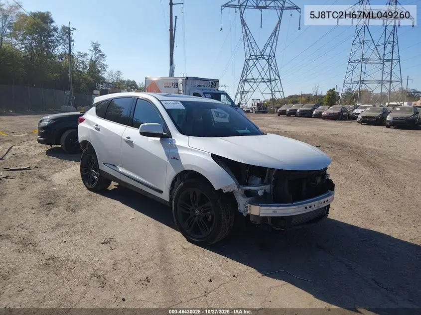 ACURA RDX 2021, VIN 5J8TC2H67ML049260