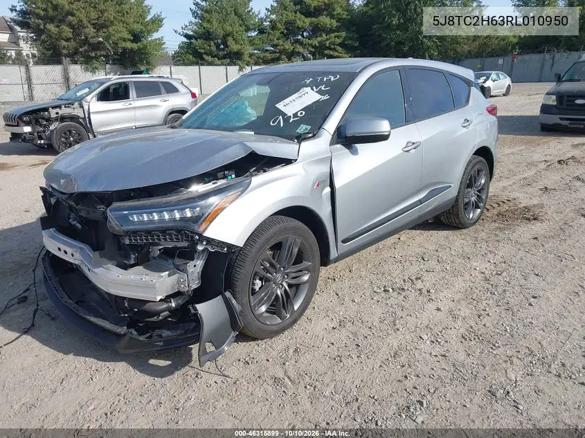 2024 ACURA RDX VIN 5J8TC2H63RL010950 — фото 2