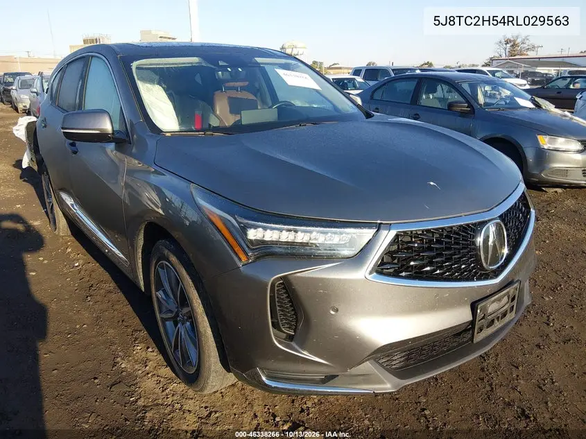 ACURA RDX 2024, VIN 5J8TC2H54RL029563