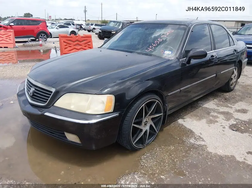 2002 ACURA RL VIN JH4KA96592C011849 — фото 2