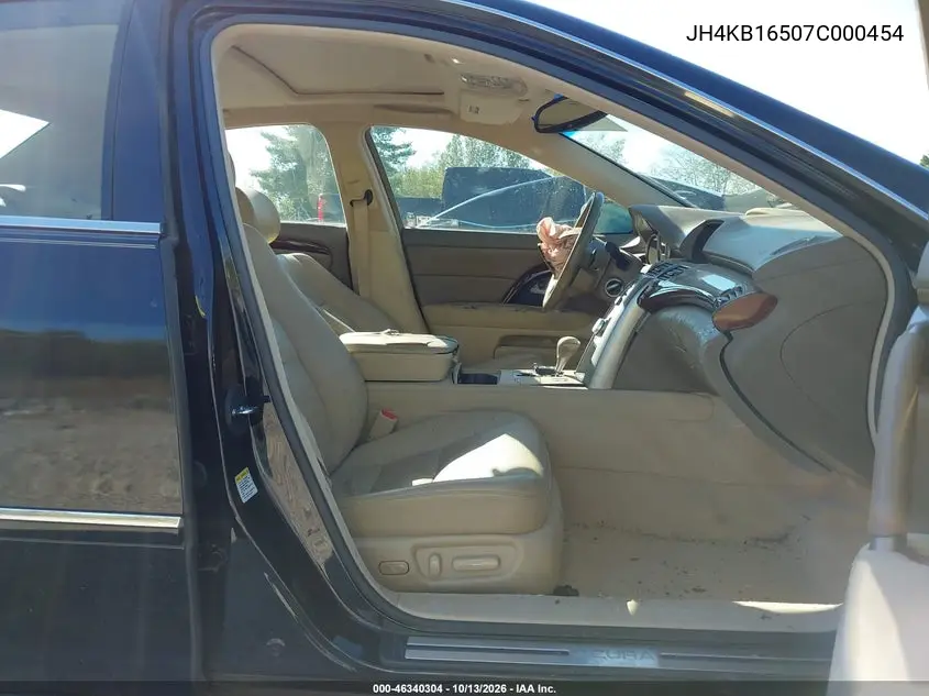 2007 ACURA RL VIN JH4KB16507C000454 — фото 5