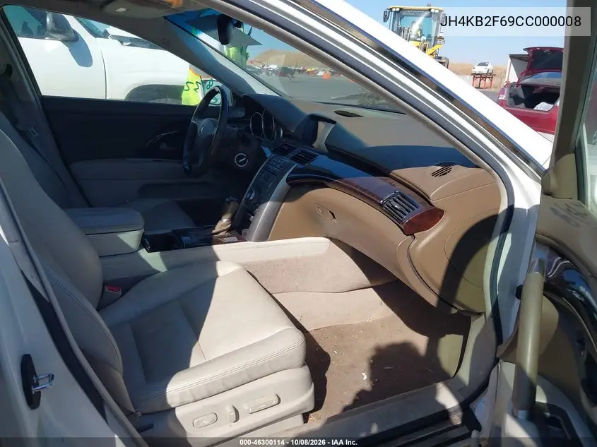 2012 ACURA RL VIN JH4KB2F69CC000008 — фото 5