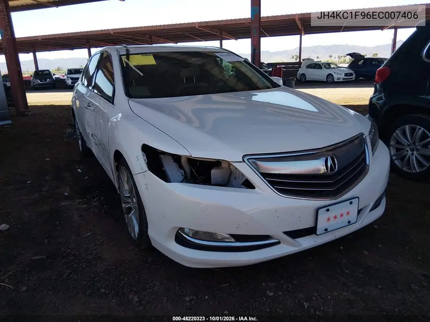 ACURA RLX 2014, VIN JH4KC1F96EC007406