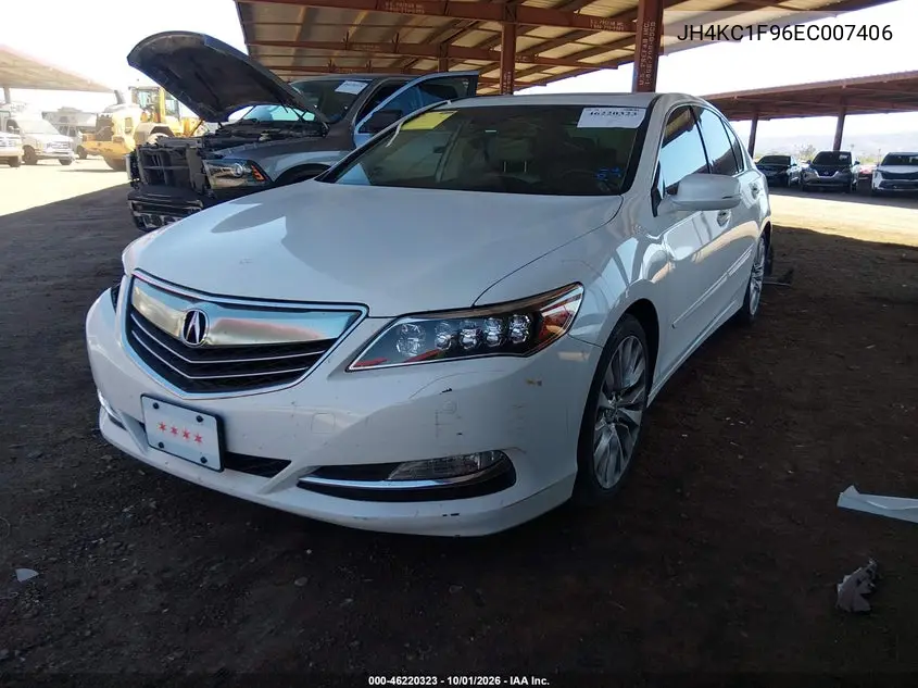 2014 ACURA RLX VIN JH4KC1F96EC007406 — фото 2