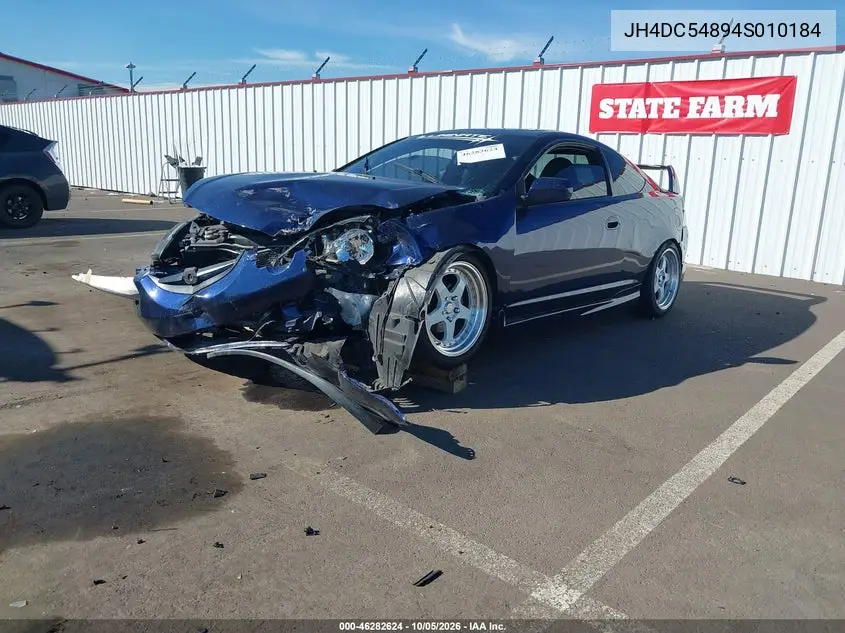 2004 ACURA RSX VIN JH4DC54894S010184 — фото 2