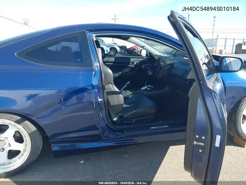 2004 ACURA RSX VIN JH4DC54894S010184 — фото 5