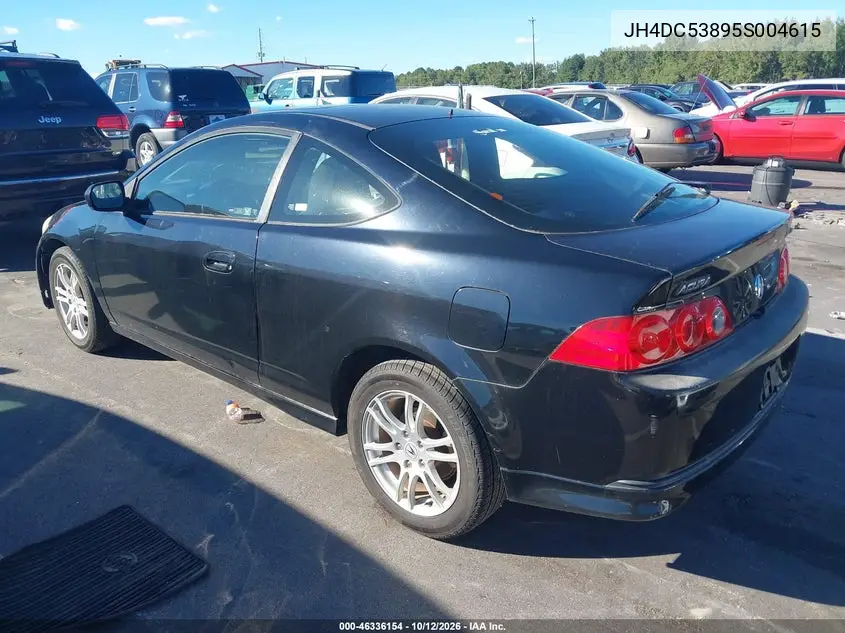 2005 ACURA RSX VIN JH4DC53895S004615 — фото 3