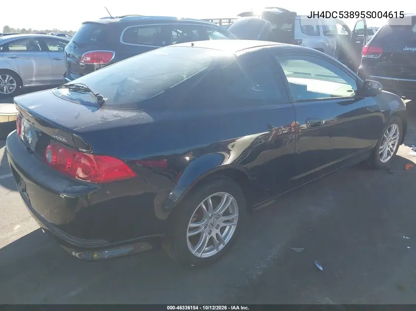 2005 ACURA RSX VIN JH4DC53895S004615 — фото 4