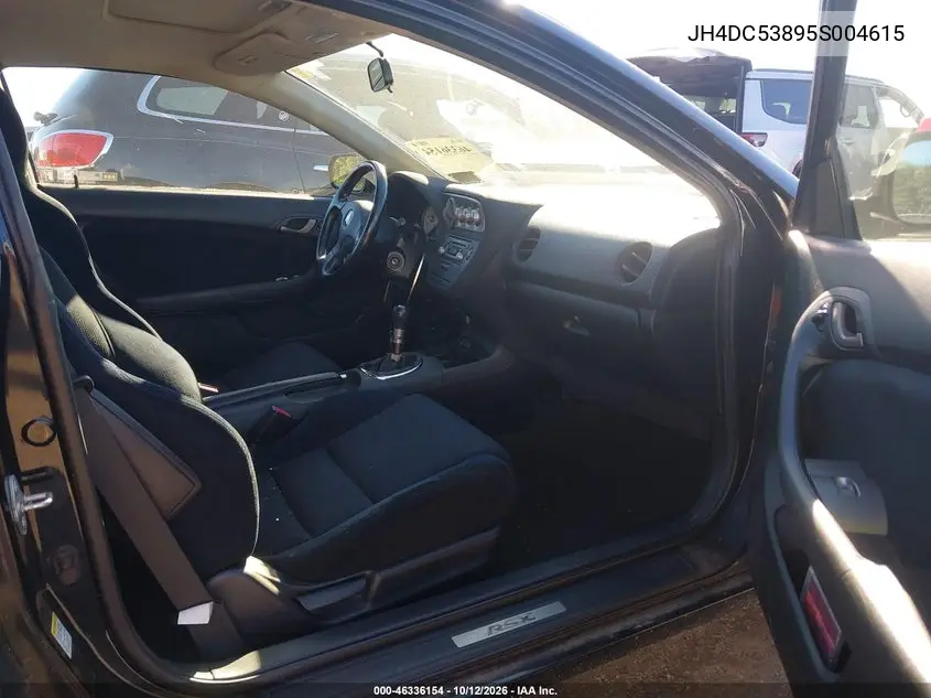 2005 ACURA RSX VIN JH4DC53895S004615 — фото 5