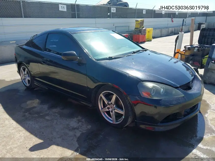 ACURA RSX 2006, VIN JH4DC53036S019798