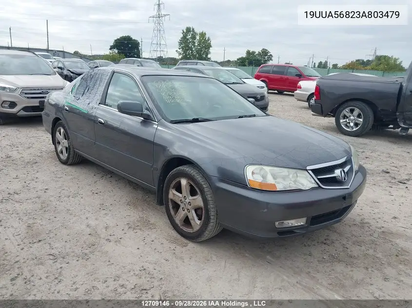 ACURA TL 2003, VIN 19UUA56823A803479